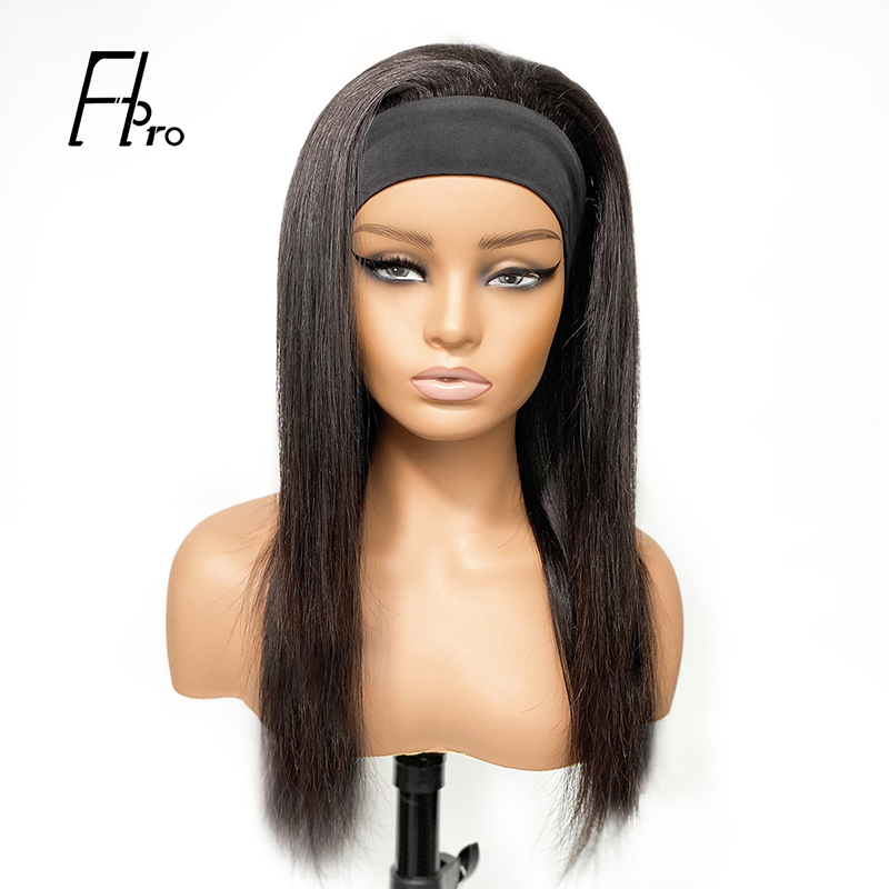 Super Grade Headband Wig Straight Virgin Hair In Stock Factory Supplier